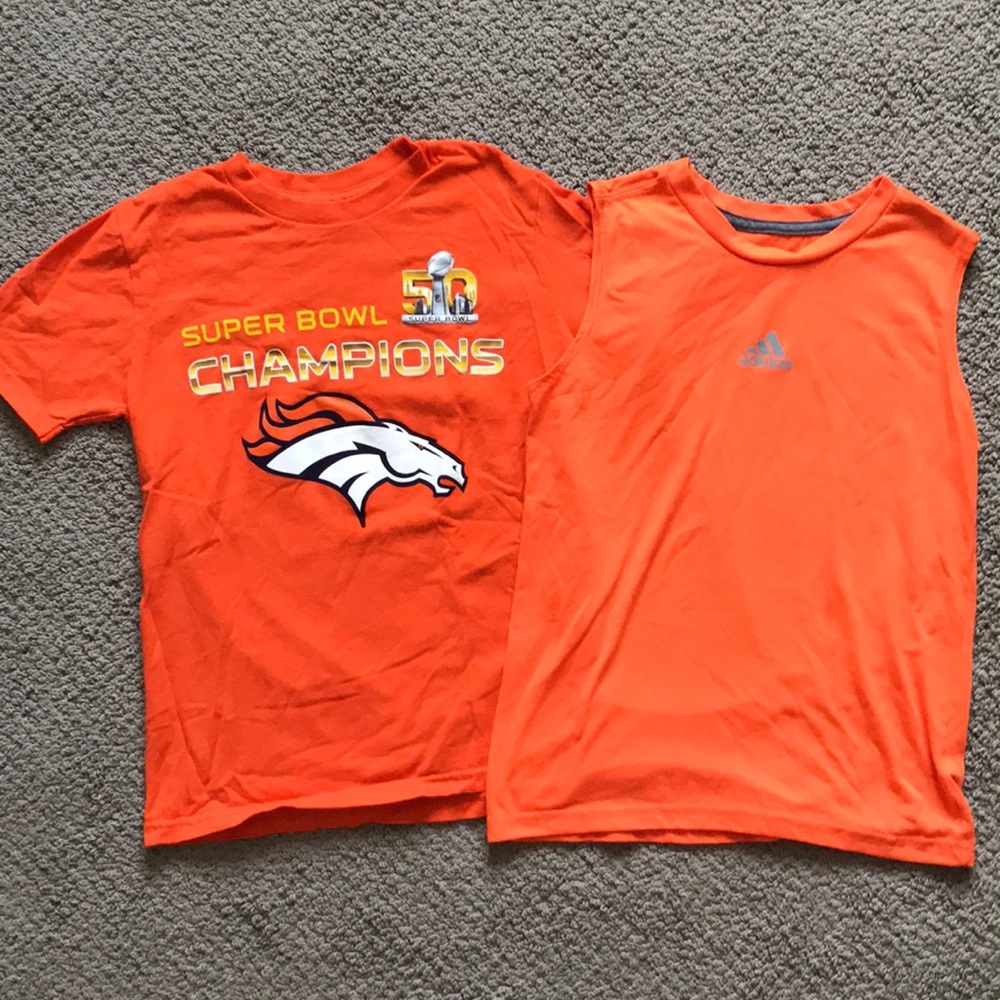 Denver Broncos tee and tank combo
